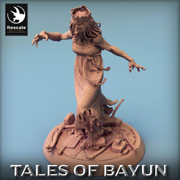 Kikimora Princess - Running (25mm Base)