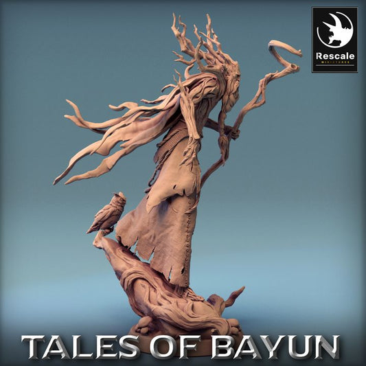 Forest Spirit Wizard Miniature | Medium | Rescale Miniatures | D&D DnD Pathfinder Miniature