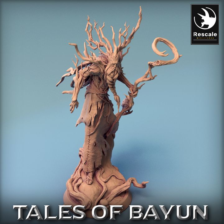 Forest Spirit Wizard Miniature | Medium | Rescale Miniatures | D&D DnD Pathfinder Miniature