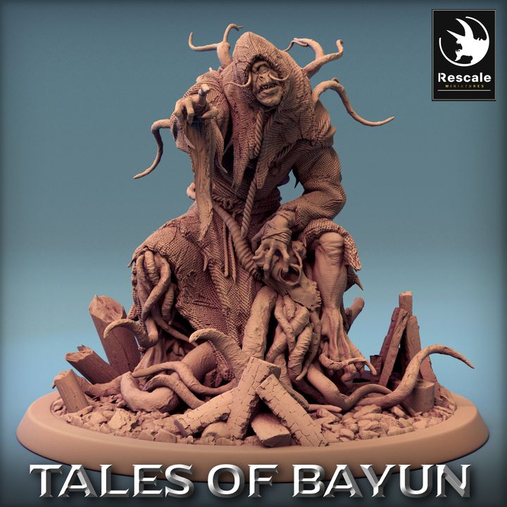 Treefolk Druid Guardian Model | Large | Rescale Miniatures | D&D DnD Pathfinder Miniature