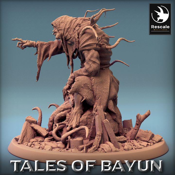 Treefolk Druid Guardian Model | Large | Rescale Miniatures | D&D DnD Pathfinder Miniature