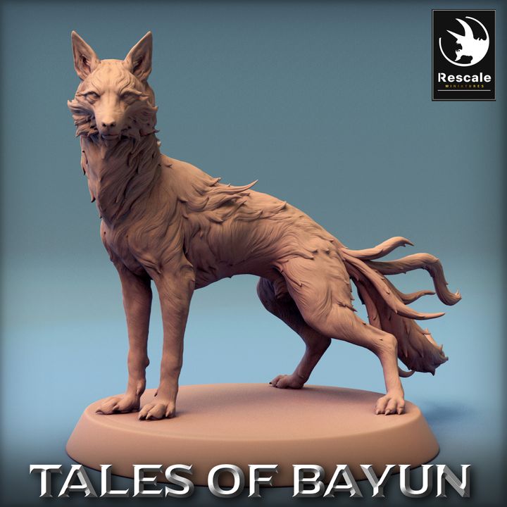 Collection Wood Wolf Werewolf Beasts Monsters | Medium | Rescale Miniatures | D&D DnD Pathfinder Miniature