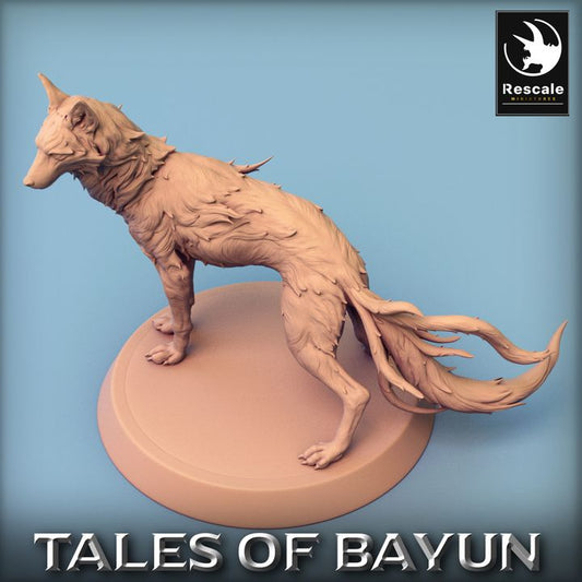 Collection Wood Wolf Werewolf Beasts Monsters | Medium | Rescale Miniatures | D&D DnD Pathfinder Miniature