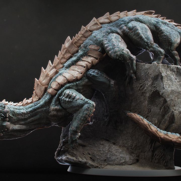 Young Behir - Climbing (50mm Base)