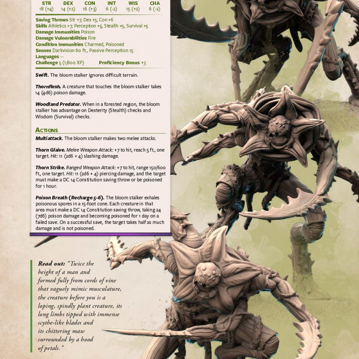 Bloom Stalker - Lurking (50mm Base)