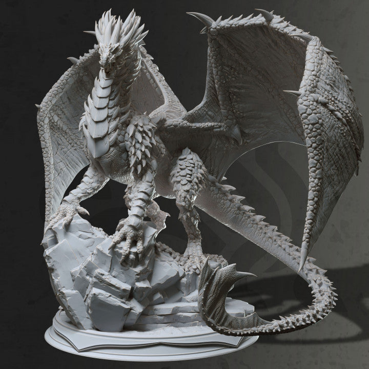 Ancient Bronze Dragon - Majestic (100mm Base)