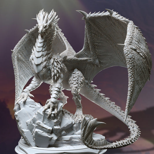 Ancient Bronze Dragon - Majestic (100mm Base)