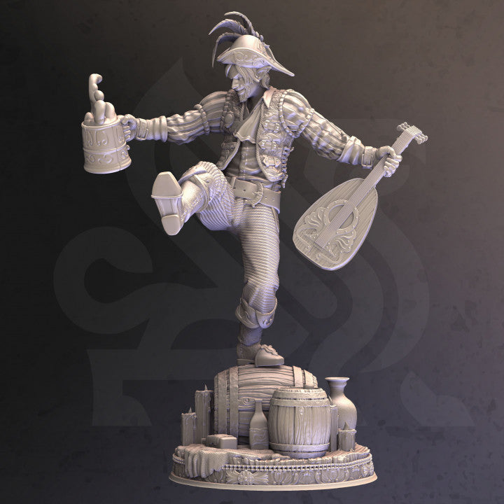 Half-Elf Bard Miniature | Medium | DM Stash | D&D DnD Pathfinder Miniature