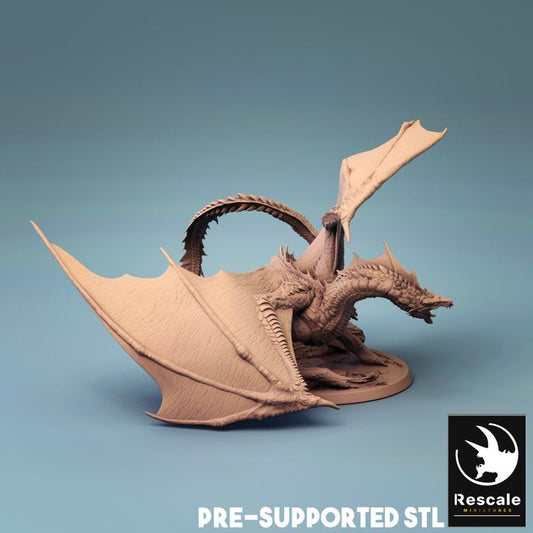 Young Brine Dragon - Guard (50mm Base)
