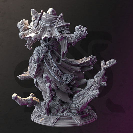 Dark Wraith Lich Spellcaster Undead Wizard | Medium | DM Stash | D&D DnD Pathfinder Miniature
