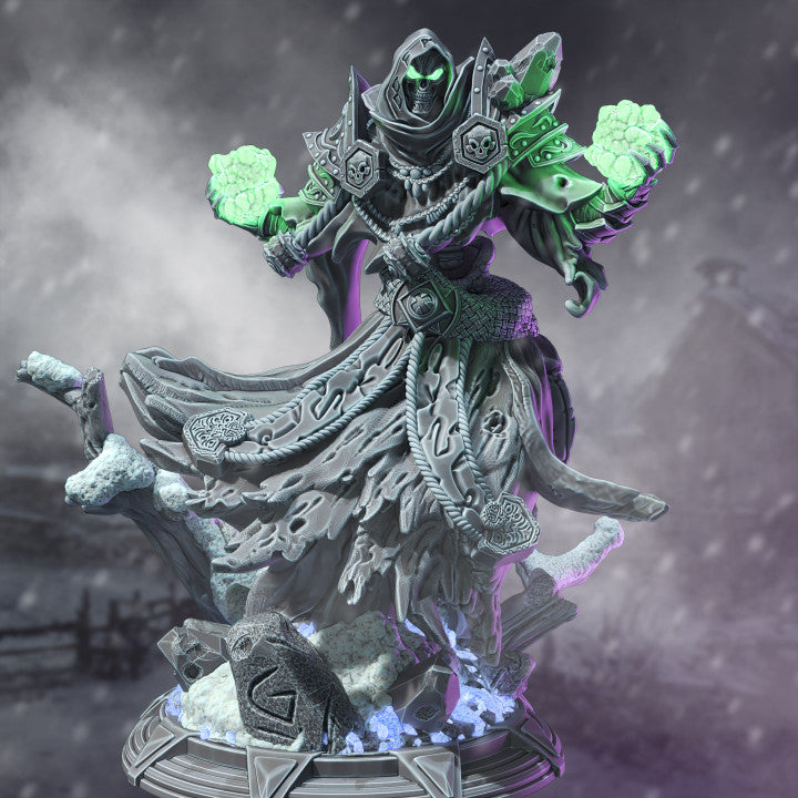 Dark Wraith Lich Spellcaster Undead Wizard | Medium | DM Stash | D&D DnD Pathfinder Miniature