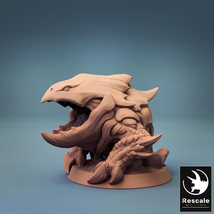 Bulette Land Shark Monstrosities Beasts | Large | Rescale Miniatures | D&D DnD Pathfinder Miniature