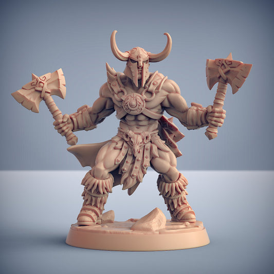 Dragonpeak Barbarian - Dual Wield (25mm Base)