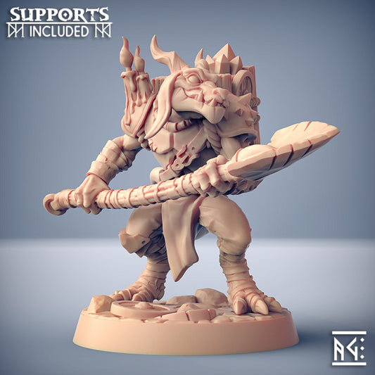 Plague-Mine Kobold Rogue Modular Weapons | Medium | Artisan Guild | D&D DnD Pathfinder Miniature