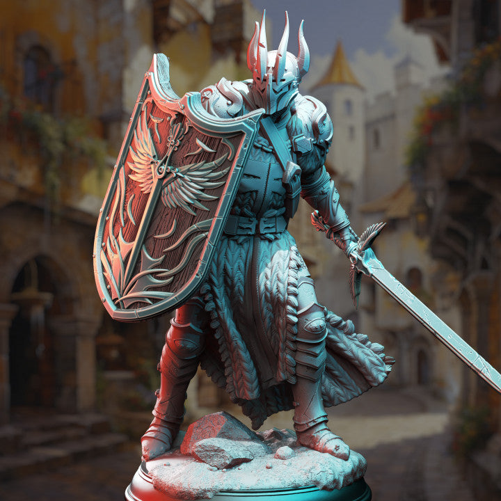 Conquest Paladin Celestials Divine Warrior | Medium | DM Stash | D&D DnD Pathfinder Miniature