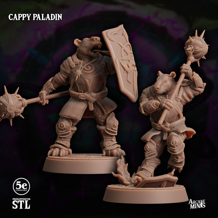 Rodent Paladin Warrior Guard | Medium | Sordane Publishing | D&D DnD Pathfinder Miniature