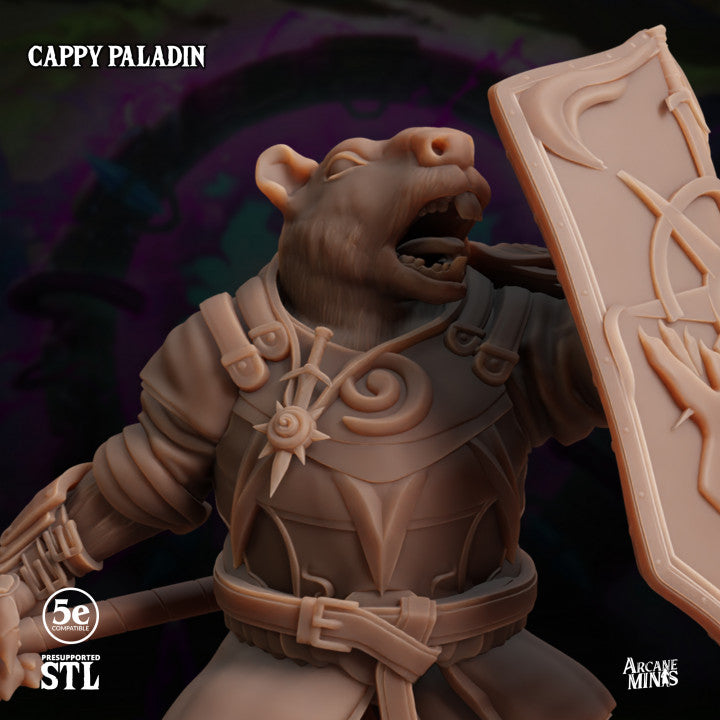 Rodent Paladin Warrior Guard | Medium | Sordane Publishing | D&D DnD Pathfinder Miniature