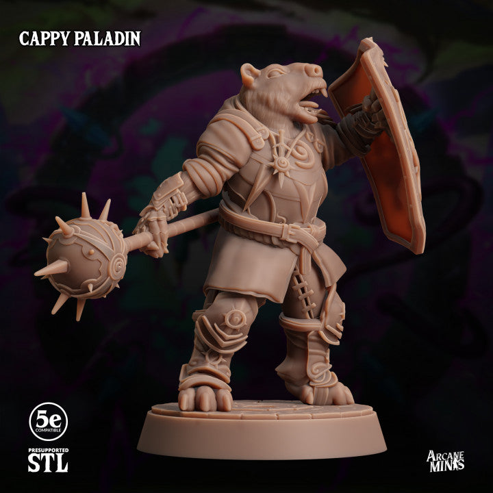 Rodent Paladin Warrior Guard | Medium | Sordane Publishing | D&D DnD Pathfinder Miniature