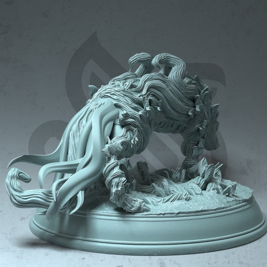 Fey Touched Hound - Standing (50mm Base)