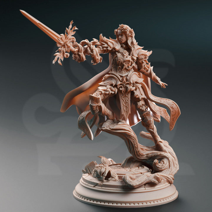 Fey Elf Paladin Protector Champion | Medium | DM Stash | D&D DnD Pathfinder Miniature
