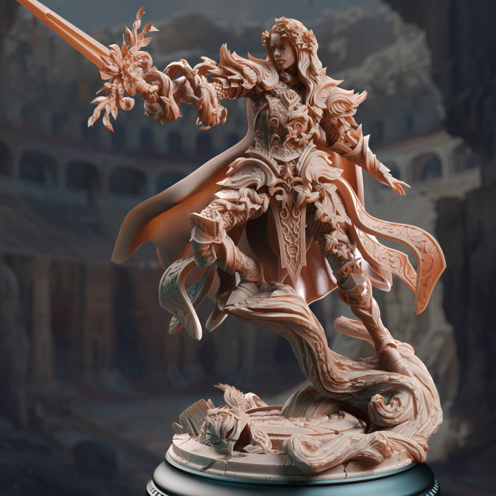 Fey Elf Paladin Protector Champion | Medium | DM Stash | D&D DnD Pathfinder Miniature