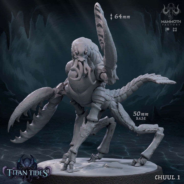 Collection Chuul Hatchling Aberration Miniature | Medium | Mammoth Factory | D&D DnD Pathfinder Miniature