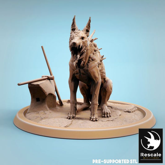 Corrupted Hound - Standing (32mm Base)