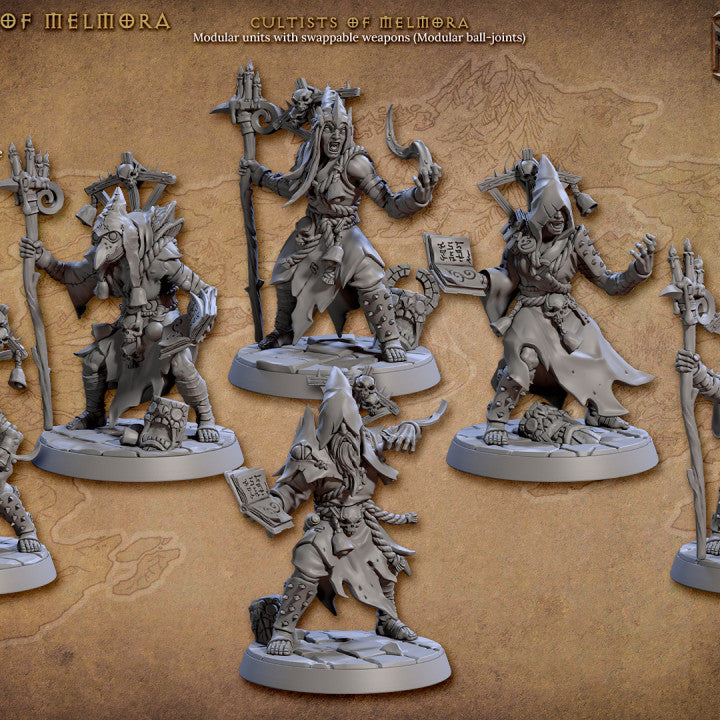 Cultist Warlock Spellcaster Fiend | Medium | Artisan Guild | D&D DnD Pathfinder Miniature