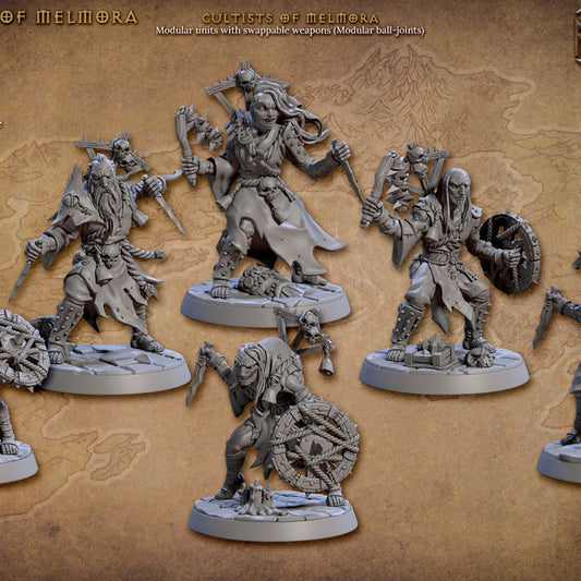 Cultist of Melmora - Spellcaster (25mm Base)