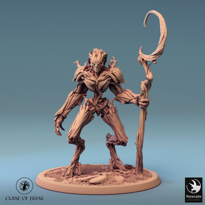 Collection Treefolk Barkclad Guardian Protector | Large | Rescale Miniatures | D&D DnD Pathfinder Miniature