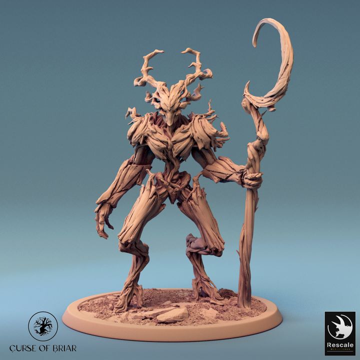 Collection Treefolk Barkclad Guardian Protector | Large | Rescale Miniatures | D&D DnD Pathfinder Miniature