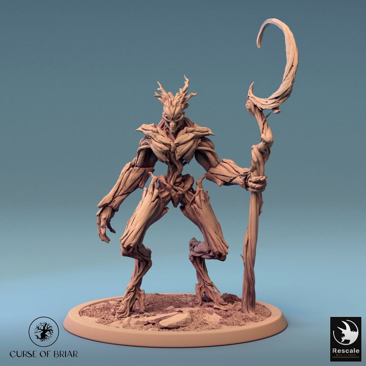 Collection Treefolk Barkclad Guardian Protector | Large | Rescale Miniatures | D&D DnD Pathfinder Miniature