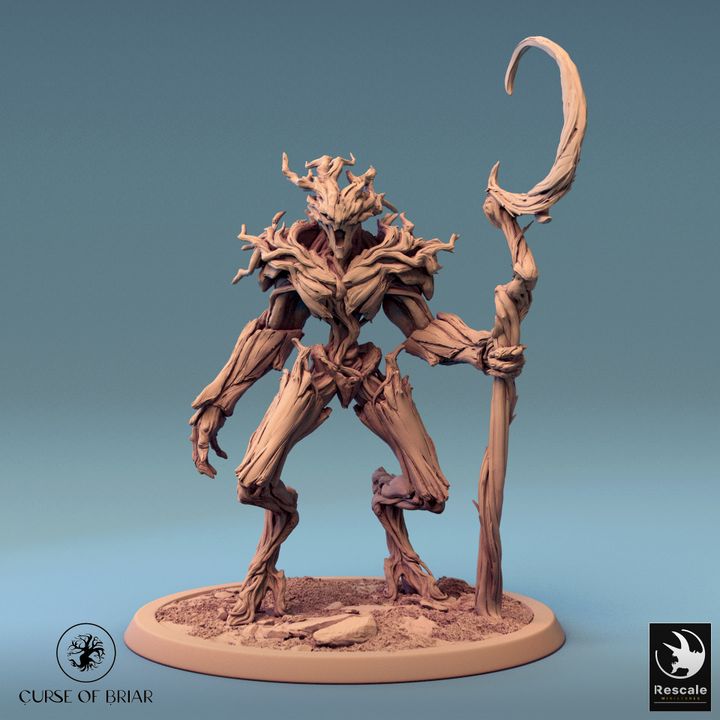 Collection Treefolk Barkclad Guardian Protector | Large | Rescale Miniatures | D&D DnD Pathfinder Miniature