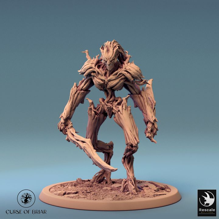 Collection Treefolk Barkclad Guardian Protector | Large | Rescale Miniatures | D&D DnD Pathfinder Miniature