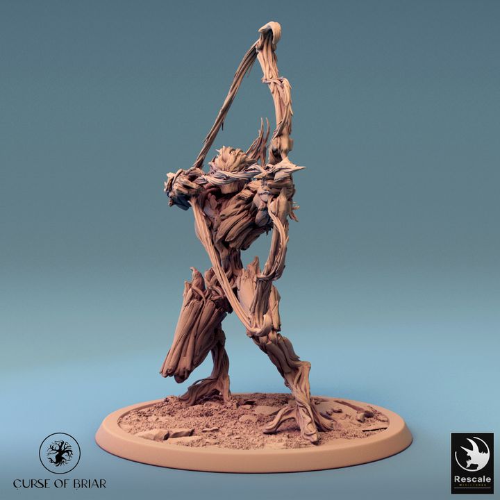 Collection Treefolk Barkclad Guardian Protector | Large | Rescale Miniatures | D&D DnD Pathfinder Miniature