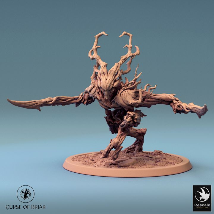 Collection Treefolk Barkclad Guardian Protector | Large | Rescale Miniatures | D&D DnD Pathfinder Miniature