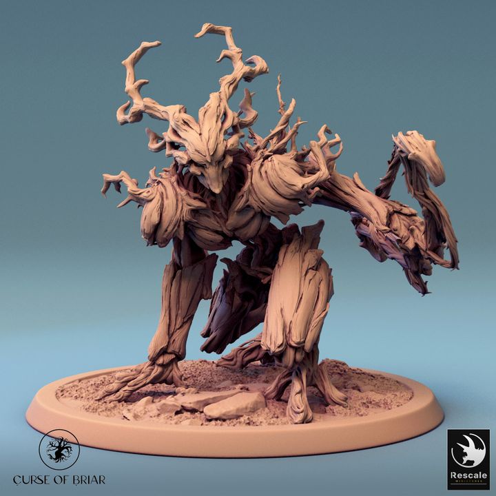 Collection Treefolk Barkclad Guardian Protector | Large | Rescale Miniatures | D&D DnD Pathfinder Miniature