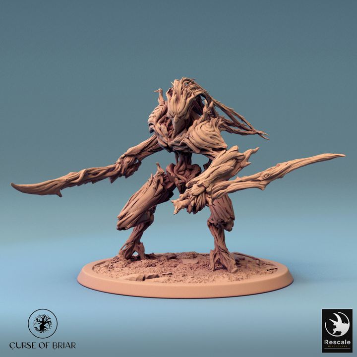 Collection Treefolk Barkclad Guardian Protector | Large | Rescale Miniatures | D&D DnD Pathfinder Miniature