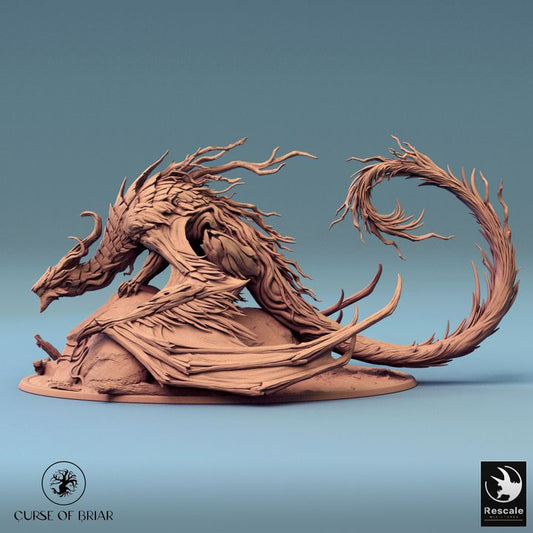 Briar Dragon - Prowling (100mm Base)