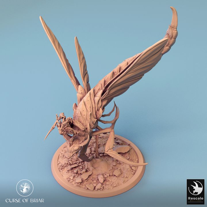 Sky Cutter Fly Insect Beast Monster | Large | Rescale Miniatures | D&D DnD Pathfinder Miniature