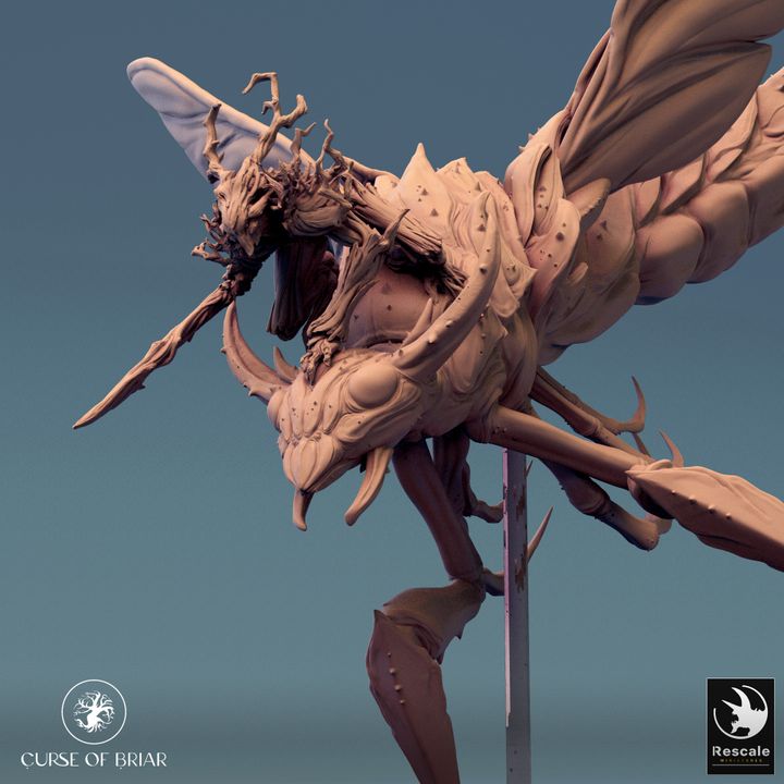 Sky Cutter Fly Insect Beast Monster | Large | Rescale Miniatures | D&D DnD Pathfinder Miniature