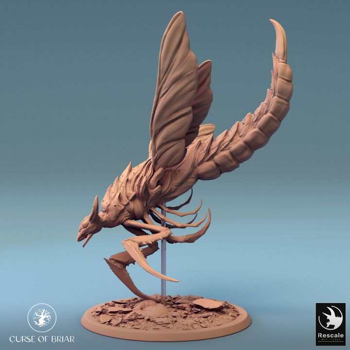 Sky Cutter Fly Insect Beast Monster | Large | Rescale Miniatures | D&D DnD Pathfinder Miniature