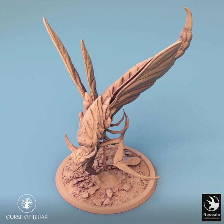 Sky Cutter Fly Insect Beast Monster | Large | Rescale Miniatures | D&D DnD Pathfinder Miniature