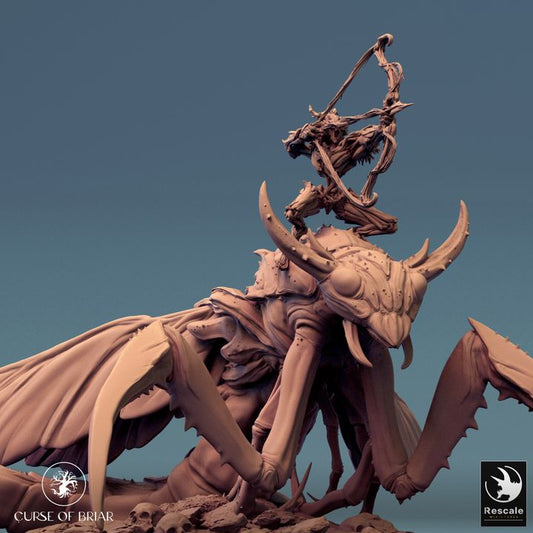 Sky Cutter Insectoid Beast Mount | Large | Rescale Miniatures | D&D DnD Pathfinder Miniature