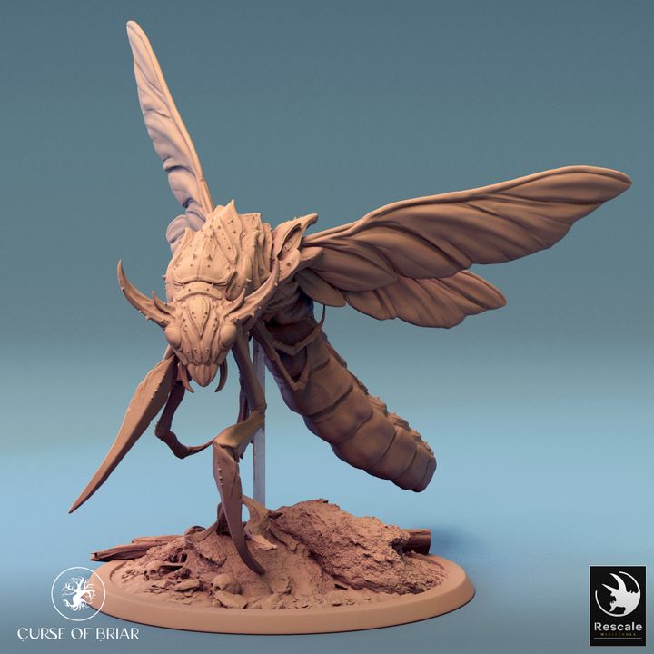 Sky Cutter Insect Monster Miniature | Large | Rescale Miniatures | D&D DnD Pathfinder Miniature