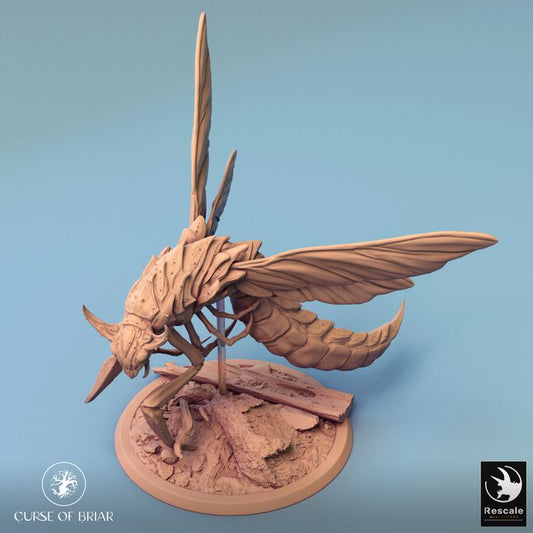 Sky Cutter Insect Monster Miniature | Large | Rescale Miniatures | D&D DnD Pathfinder Miniature