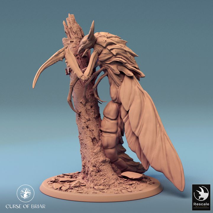 Sky Cutter Tree Insectoid Monstrosities Plants Large | Rescale Miniatures | D&D DnD Pathfinder Miniature