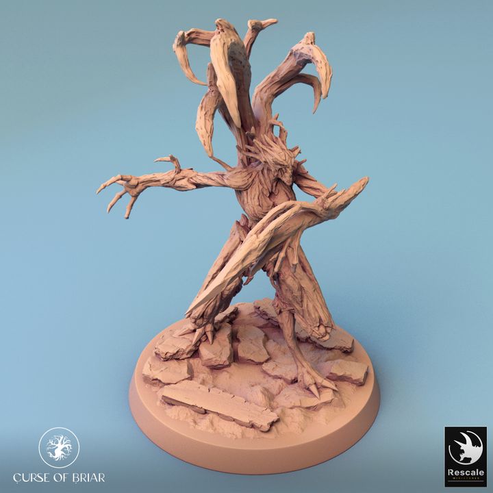 Collection Wood Fey Guardian Miniature | Large | Rescale Miniatures | D&D DnD Pathfinder Miniature