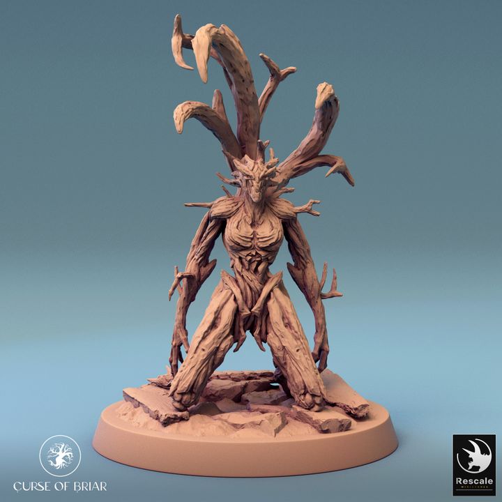 Collection Wood Fey Guardian Miniature | Large | Rescale Miniatures | D&D DnD Pathfinder Miniature