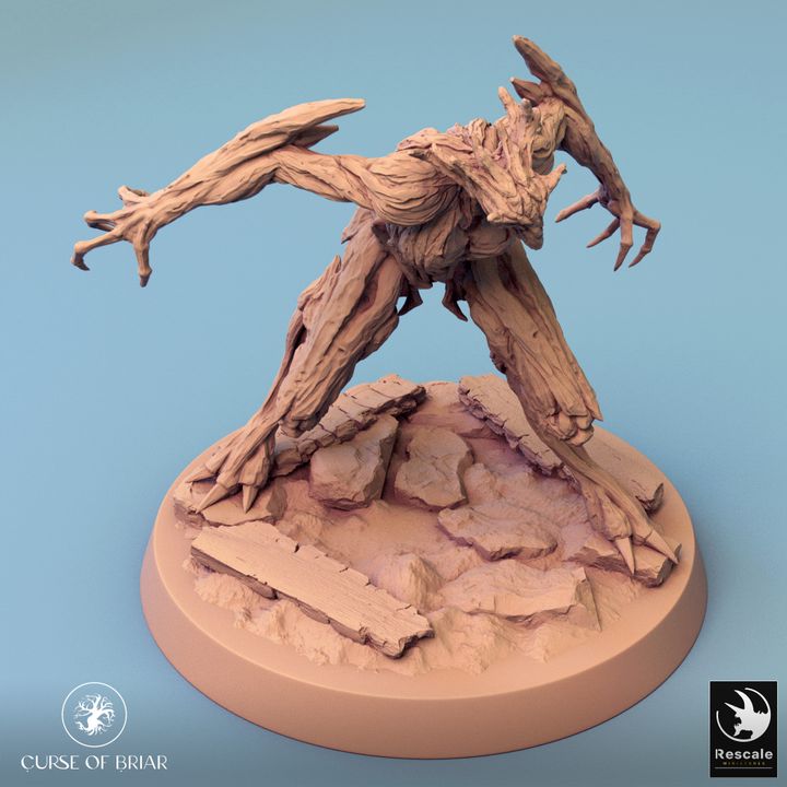 Collection Wood Fey Guardian Miniature | Large | Rescale Miniatures | D&D DnD Pathfinder Miniature